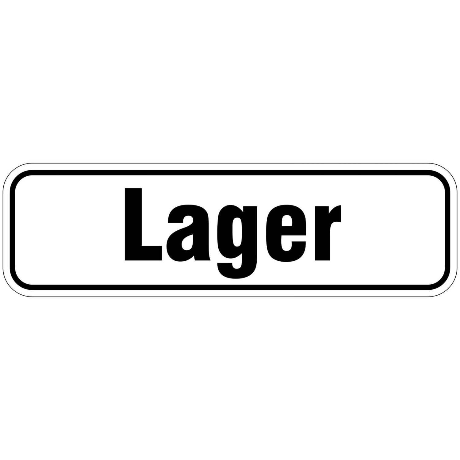 0. Foto Lager Türbeschriftung (Material: PVC Schild 2mm)