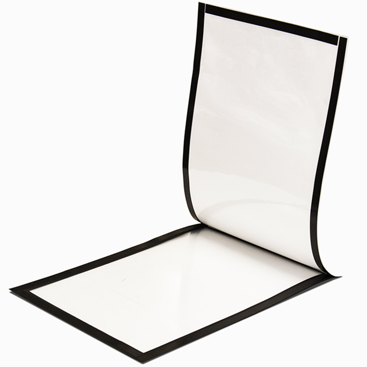 1. Foto Magnetrahmen selbstklebend Magnethülle Magnet Rahmen Schwarz  A4