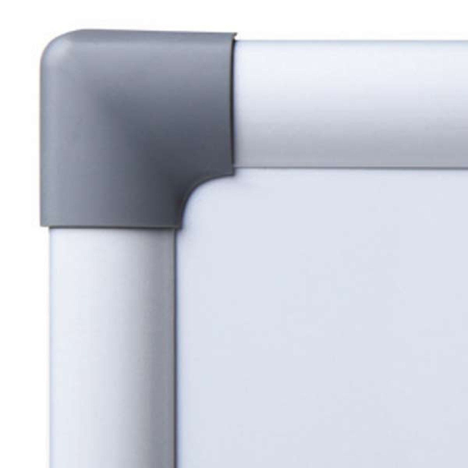 2. Foto Whiteboard mit schutzlackierter Stahloberfläche magnethaftend beschreibbar mit Stiftablage (Größe: 90 x 60 cm)