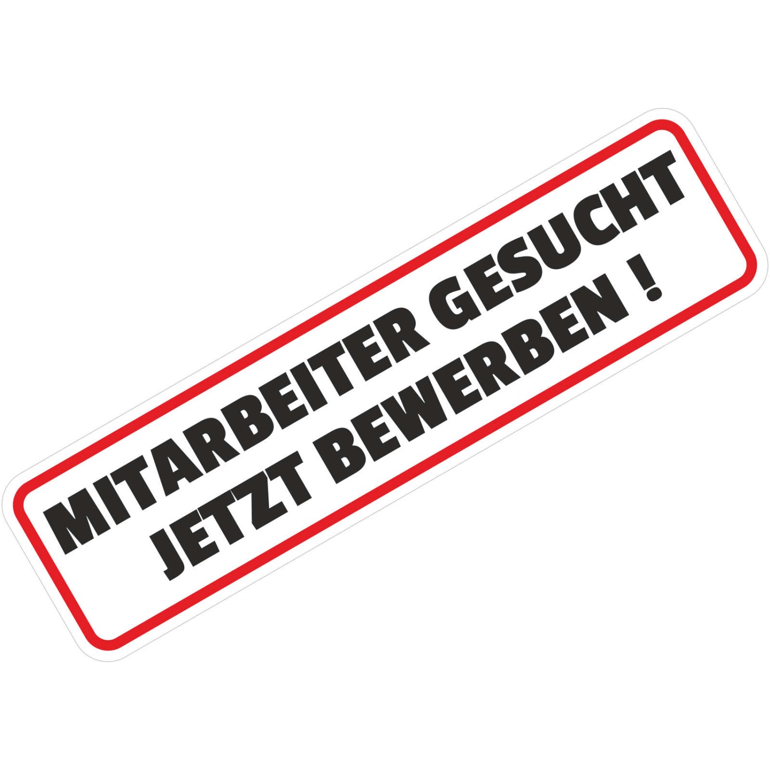 0. Foto Magnetschild Mitarbeiter gesucht Autoschild (Sorte: Magnetschild Größe: 47x12 cm)