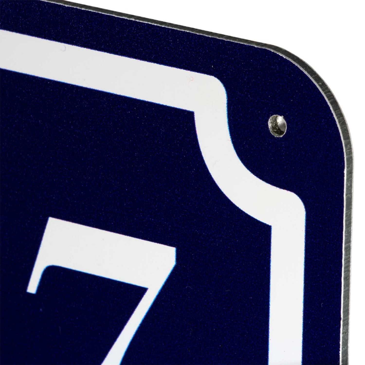 2. Foto Hausnummer und Straße Schild lang braun mit Wunschdruck