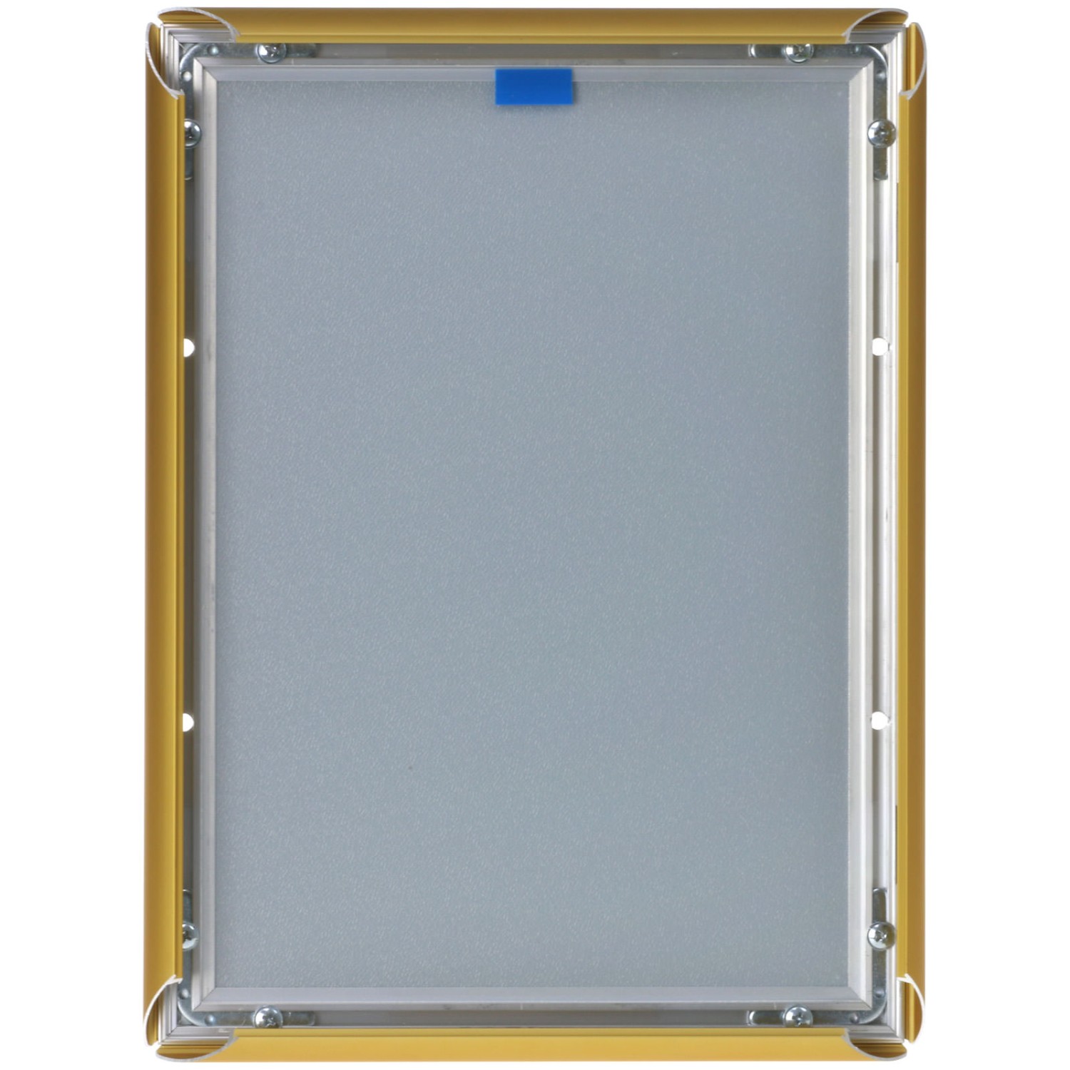 2. Foto Klapprahmen gold auf Gehrung 25mm Plakatrahmen Snap Frame Posterrahmen (Größe: A2 (594 x 420 mm))