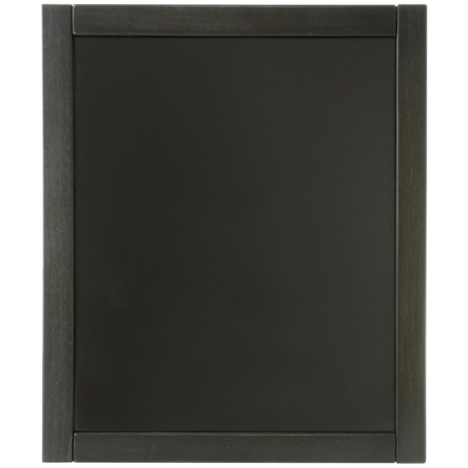 2. Foto Kreidetafel DAVAO Wandtafel mit Holzrahmen schwarz beidseitig (Größe: 70x90 cm)