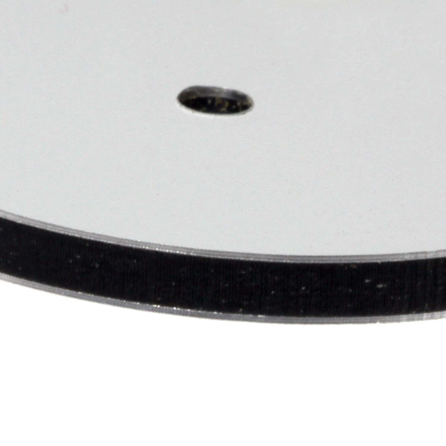 1. Foto Hausnummer Schild ROT 10x10 cm für Zaun Gartentor Tür