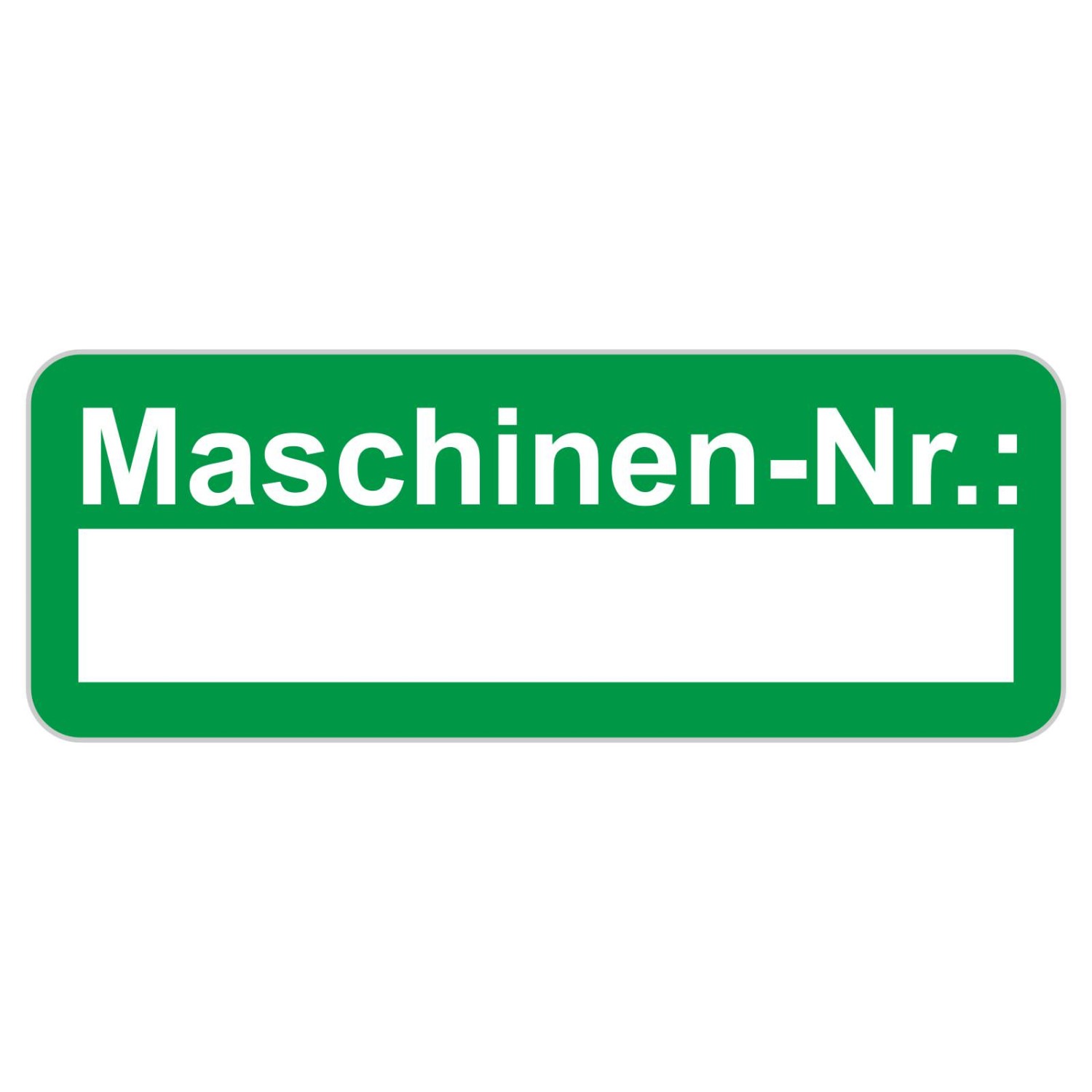 0. Foto Maschinennummer Aufkleber Etiketten selbstklebend 48 x 20 mm (Farbe: grün zusätzliches Laminat: ja)