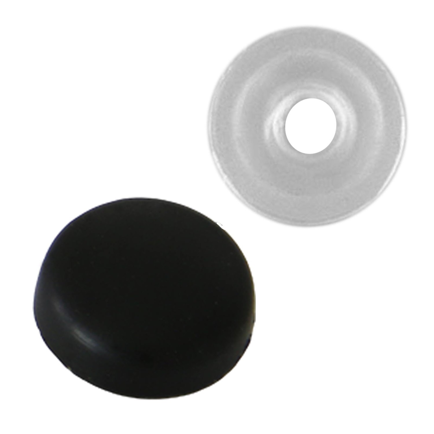 4. Foto Schrauben Abdeckkappe Snap Cap weiß Durchmesser 13 mm