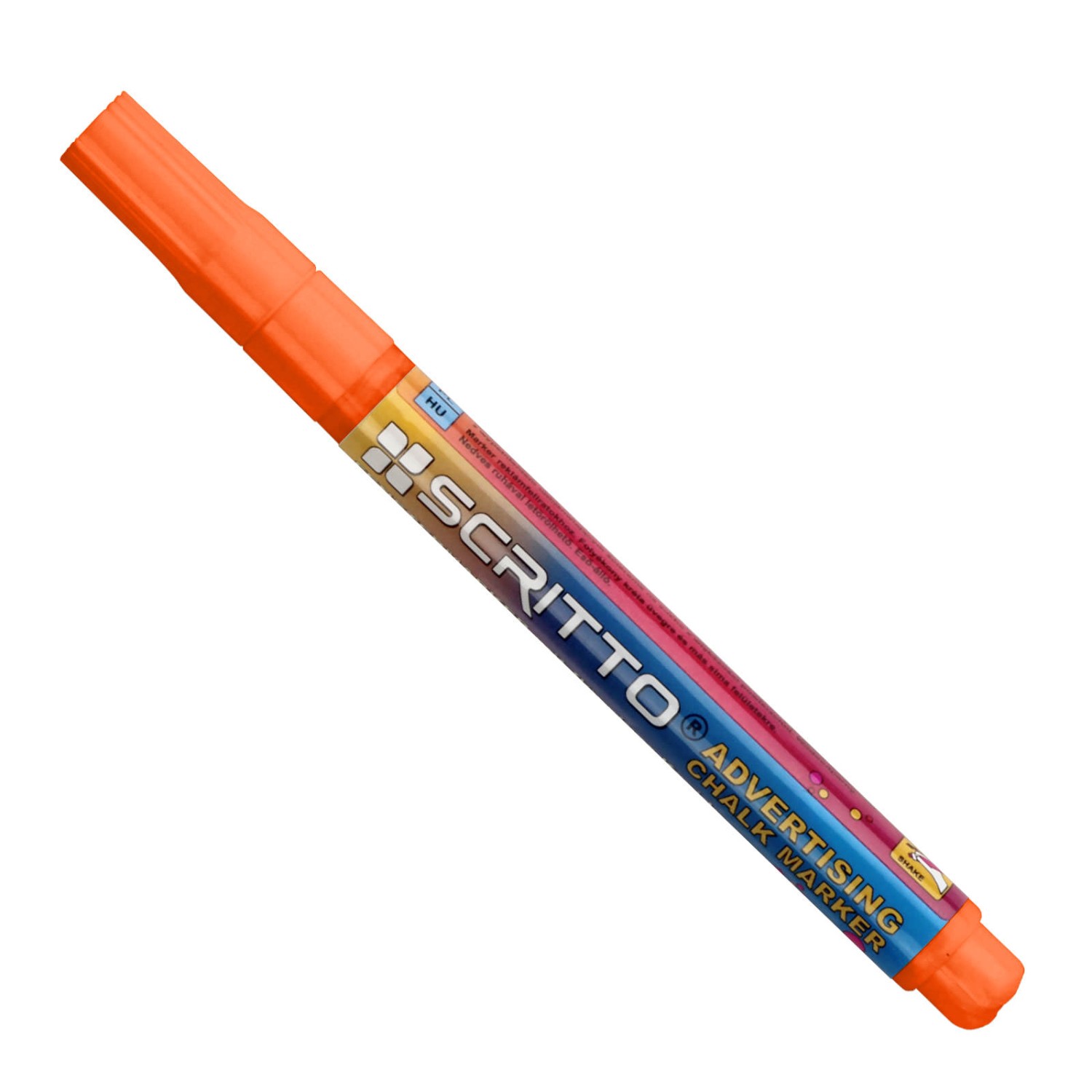 0. Foto Kreidestift Scritto 3mm breit Kreidemarker Flüssigkreide Tafelstifte (Farbe: orange)