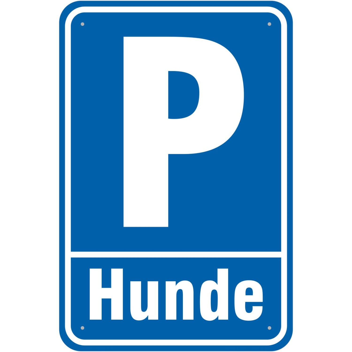 0. Foto Schild Parkplatz Parken Hunde Hundeparkplatz (Material und Größe: Schild 20x30cm)