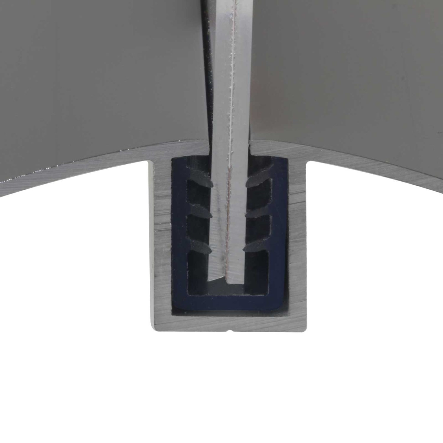 4. Foto Menükartenhalter mit silber-eloxiertem Aluminium-Profil und Acryl-Plakattaschen (Größe: A5 Hochformat)