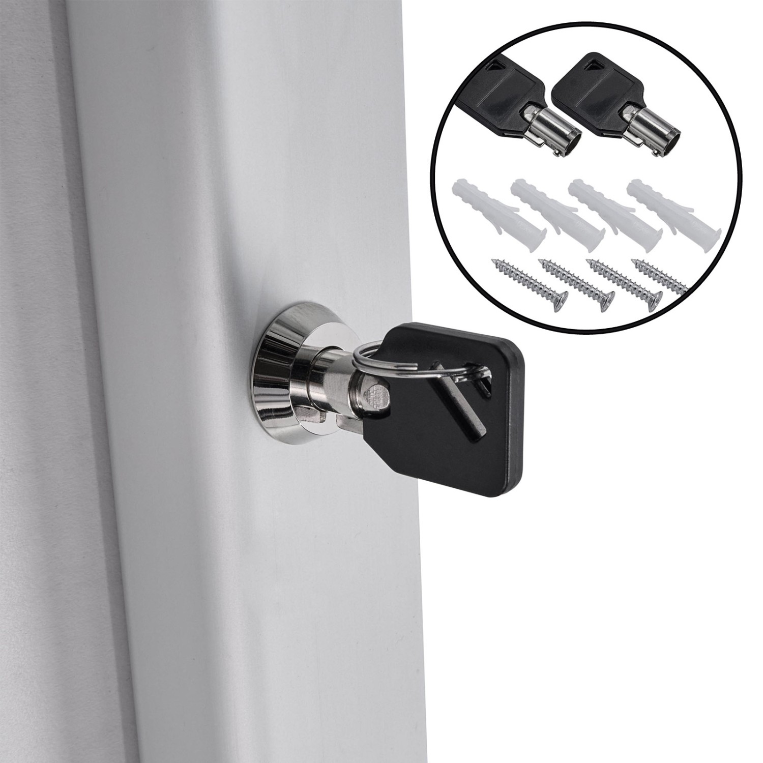 5. Foto Schaukasten ALLER 2 x A4 magnetische Rückwand