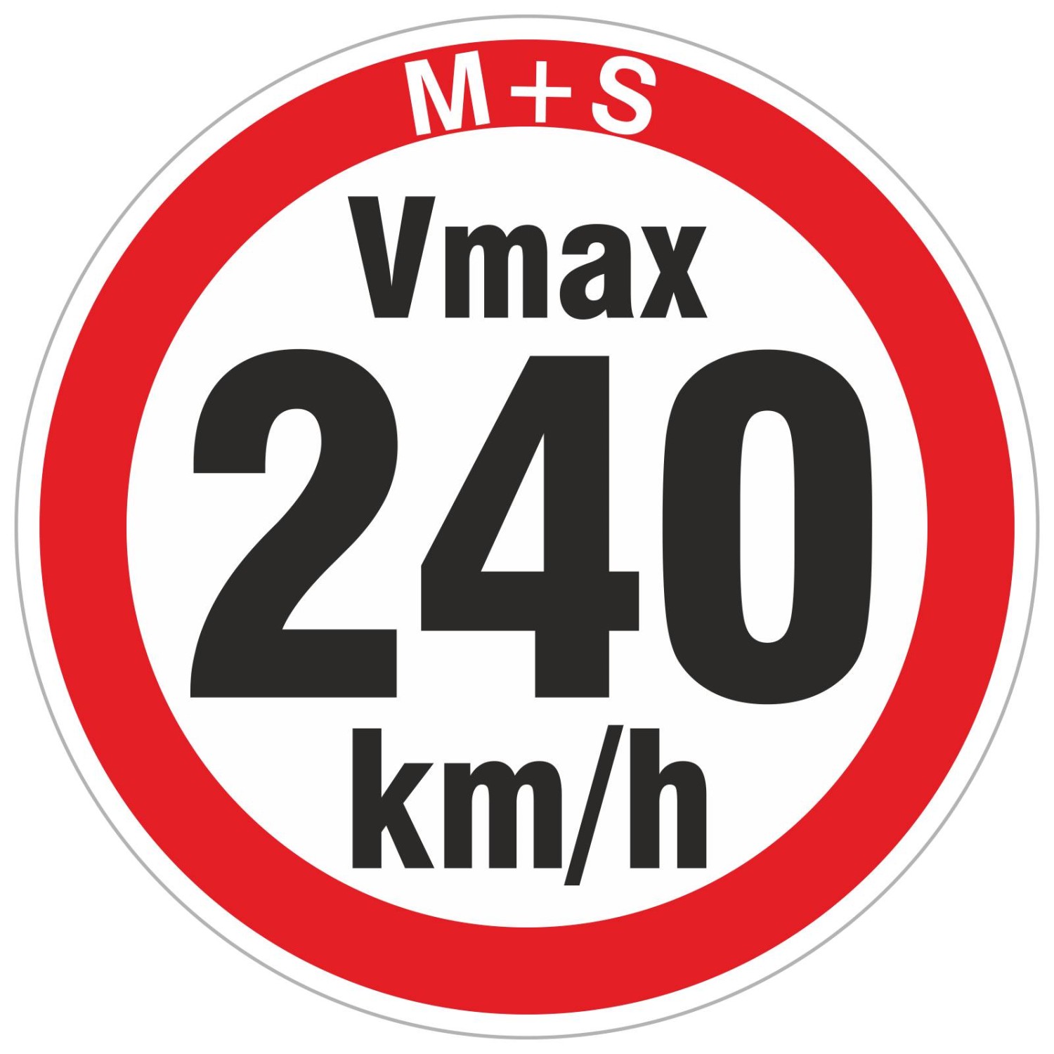 0. Foto Geschwindigkeitsaufkleber km/h Aufkleber Reifen Räderwechsel Winterreifen (Sorte: 240 kmh)
