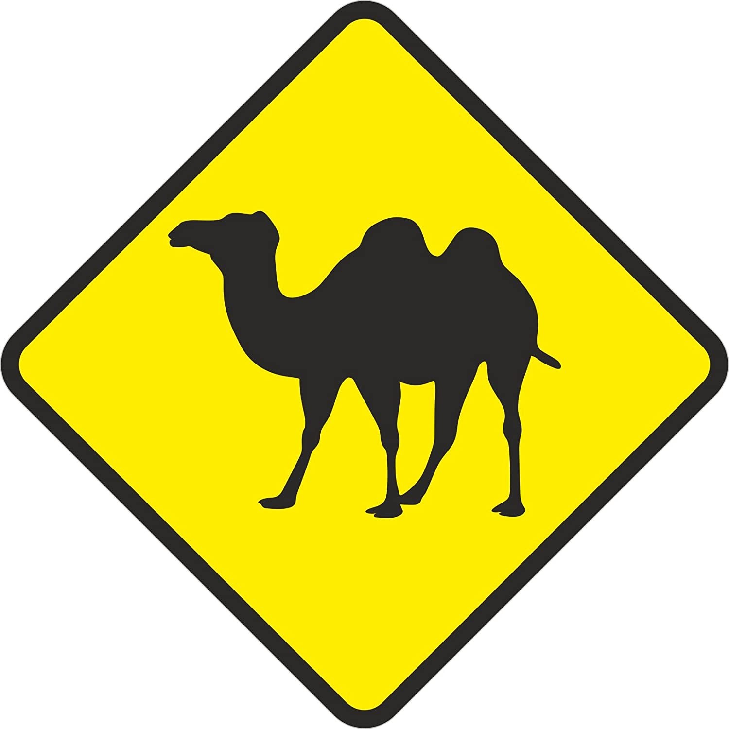 Aufkleber Kamel Camel Wüste wetterfest (Material und Größe: Aufkleber 25x25 cm)