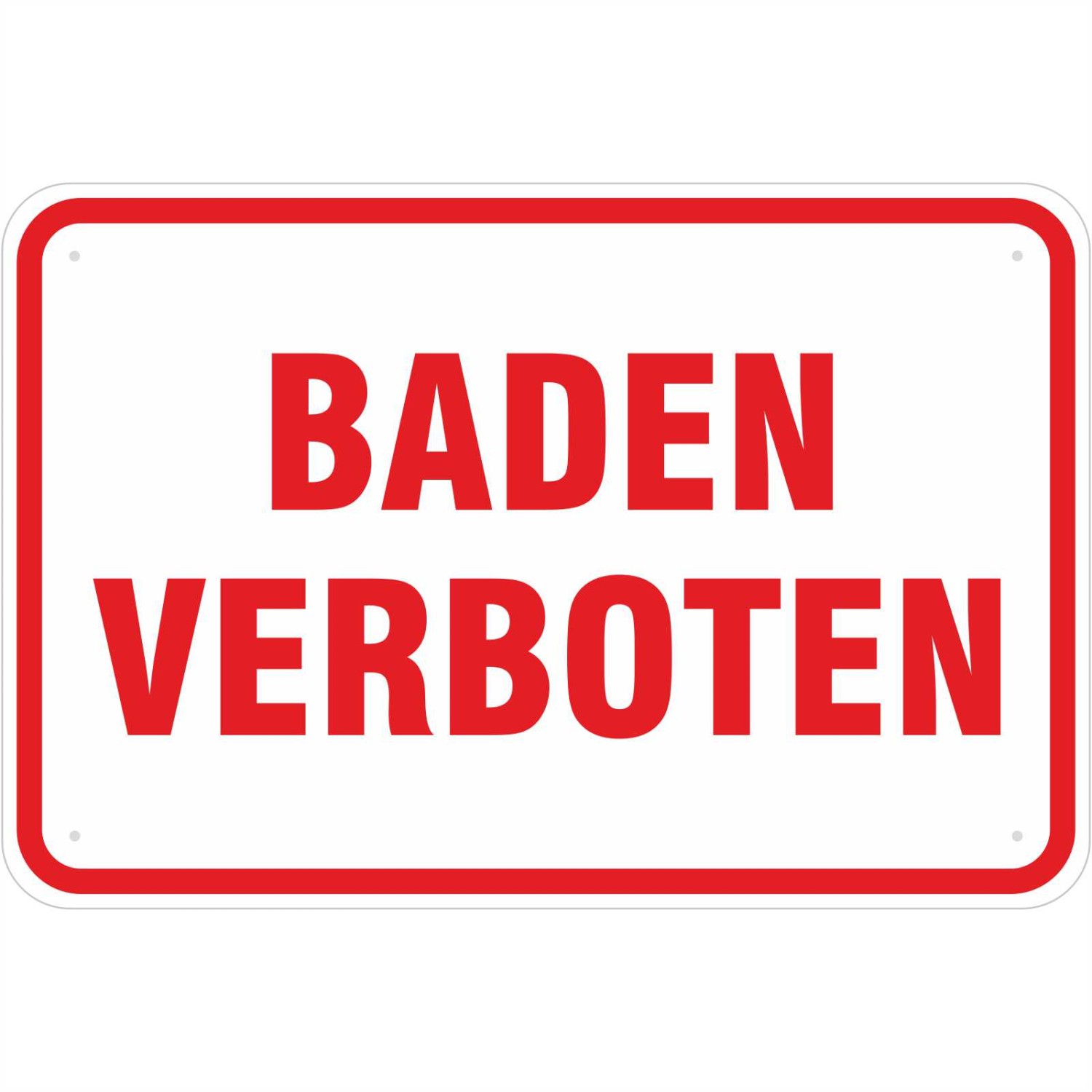0. Foto Schild Baden verboten Badeverbot (Material und Größe: Schild 30x45cm)