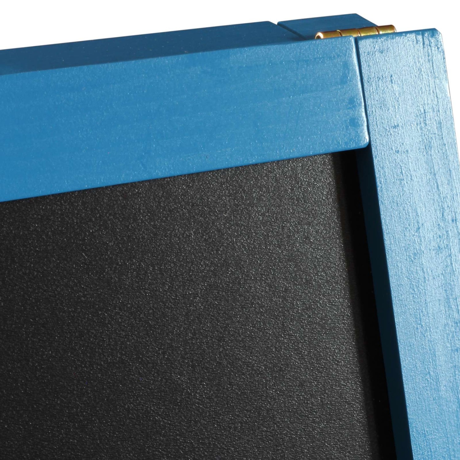 2. Foto Kreidetafel NYBORG Holz Aufsteller Kundenstopper Holzaufsteller beidseitig (Farbe: blau Größe: 60 x 100 cm)
