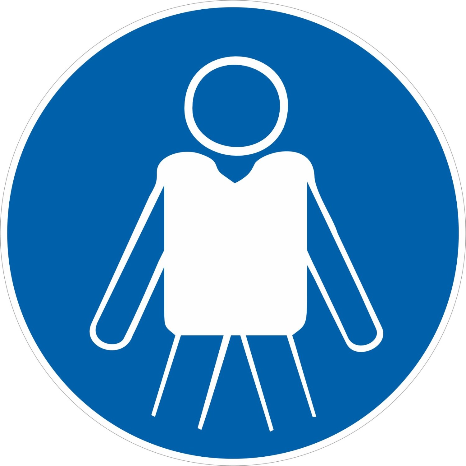 0. Foto Schild Rettungsweste benutzen WSM001 (Material und Größe: Schild 40cm)