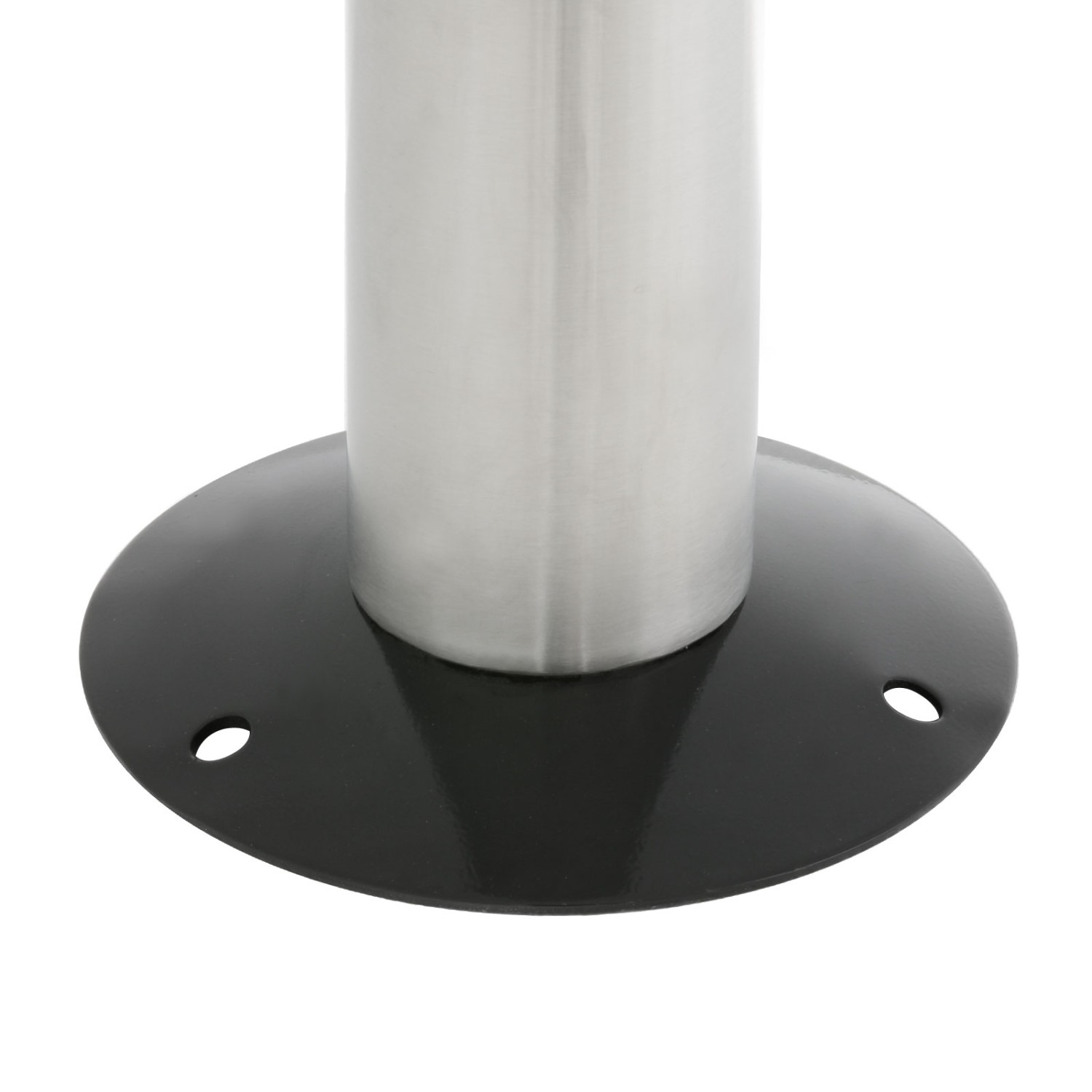 Standaschenbecher Jonte BLACK Außenbereich 90 cm mit Bodenplatte  abschließbar Detailansicht 
