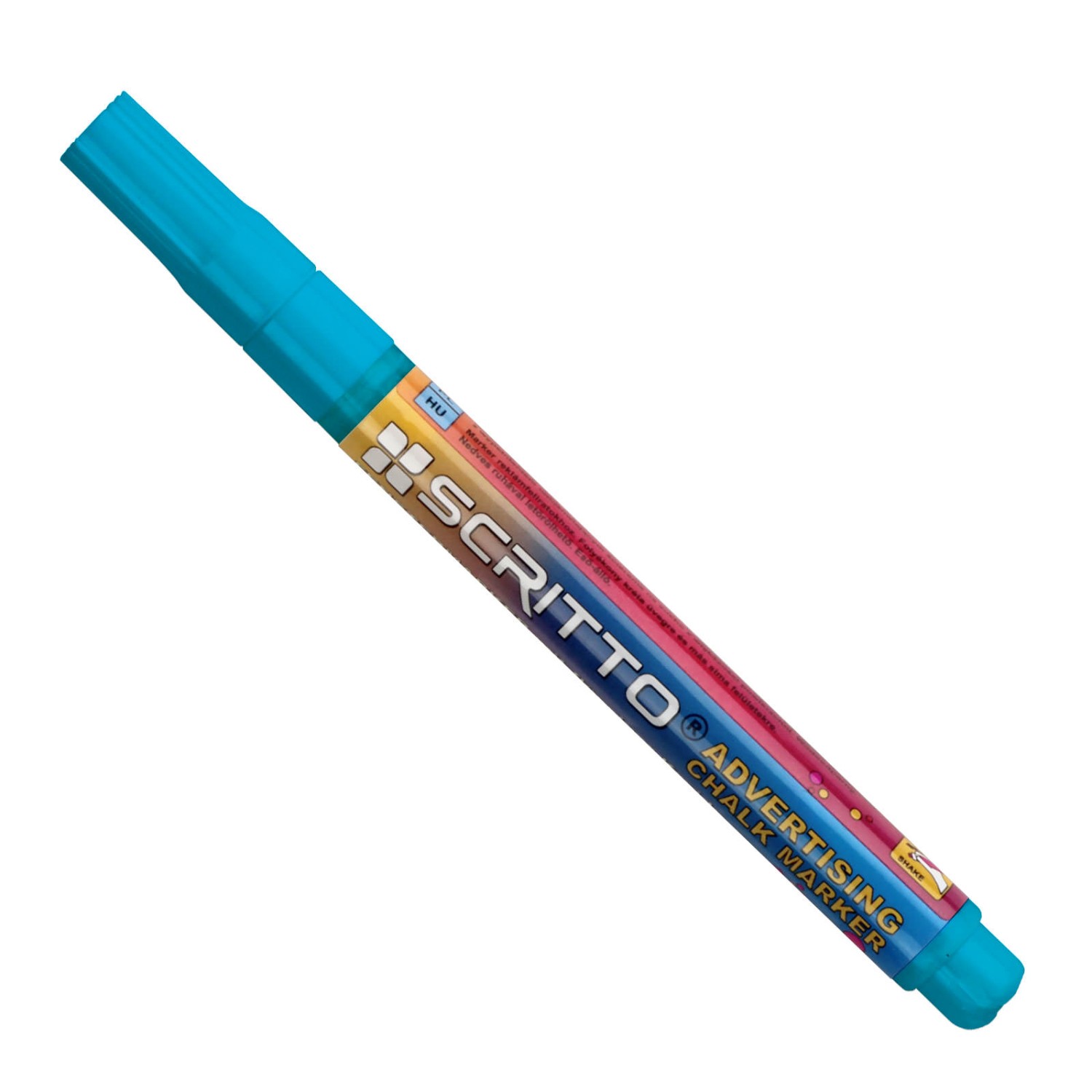 0. Foto Kreidestift Scritto 3mm breit Kreidemarker Flüssigkreide Tafelstifte (Farbe: blau)