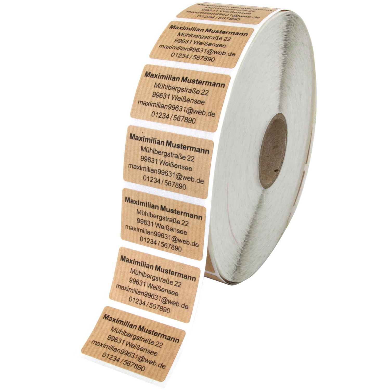 Roll-Etikette-Sticker erstellen